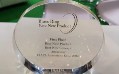 First place at ”Brass Ring Award Best Product Award & Concept” at IAAPA Attractions Expo 2018